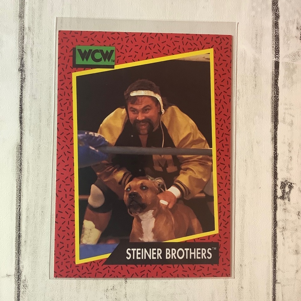 1991 Impel WCW - Scott Steiner, Rick Steiner, Steiner Brothers #109 (RC)